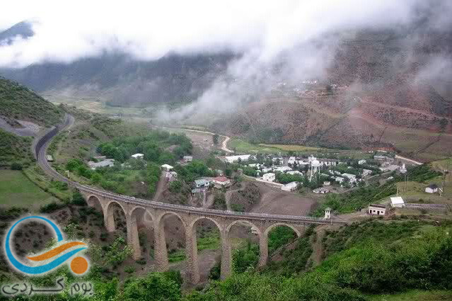 سیری در پل راه‌آهن اوریم سوادکوه