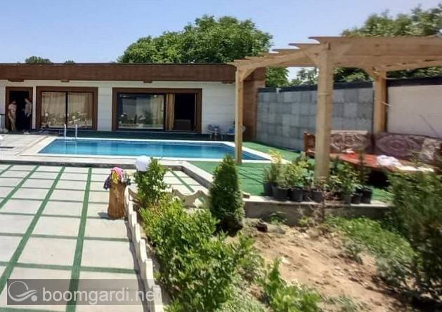 ویلای مدرن یوسف، با استخر آبگرم روباز و بیلیارد (کردان)