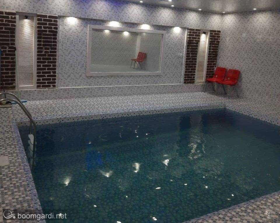 باغ ویلا حافظ، با استخر سرپوشیده آب گرم (ماهدشت)